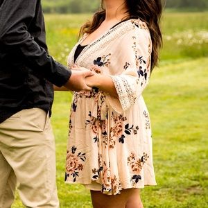 BP floral romper dress